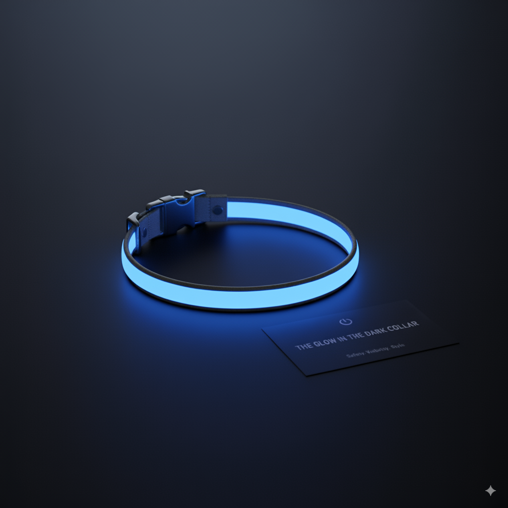 Glow In The Dark Collar - Keep Your Pet Safe and Seen After Dark